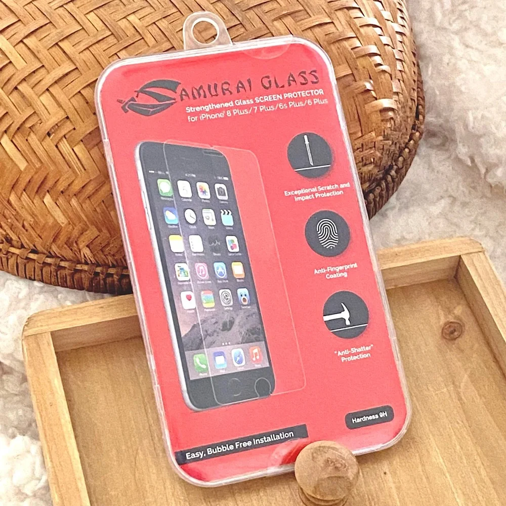 Samurai Glass 9H Screen Protector iPhone Strengthened Glass Ion Anti-Shatter NEW